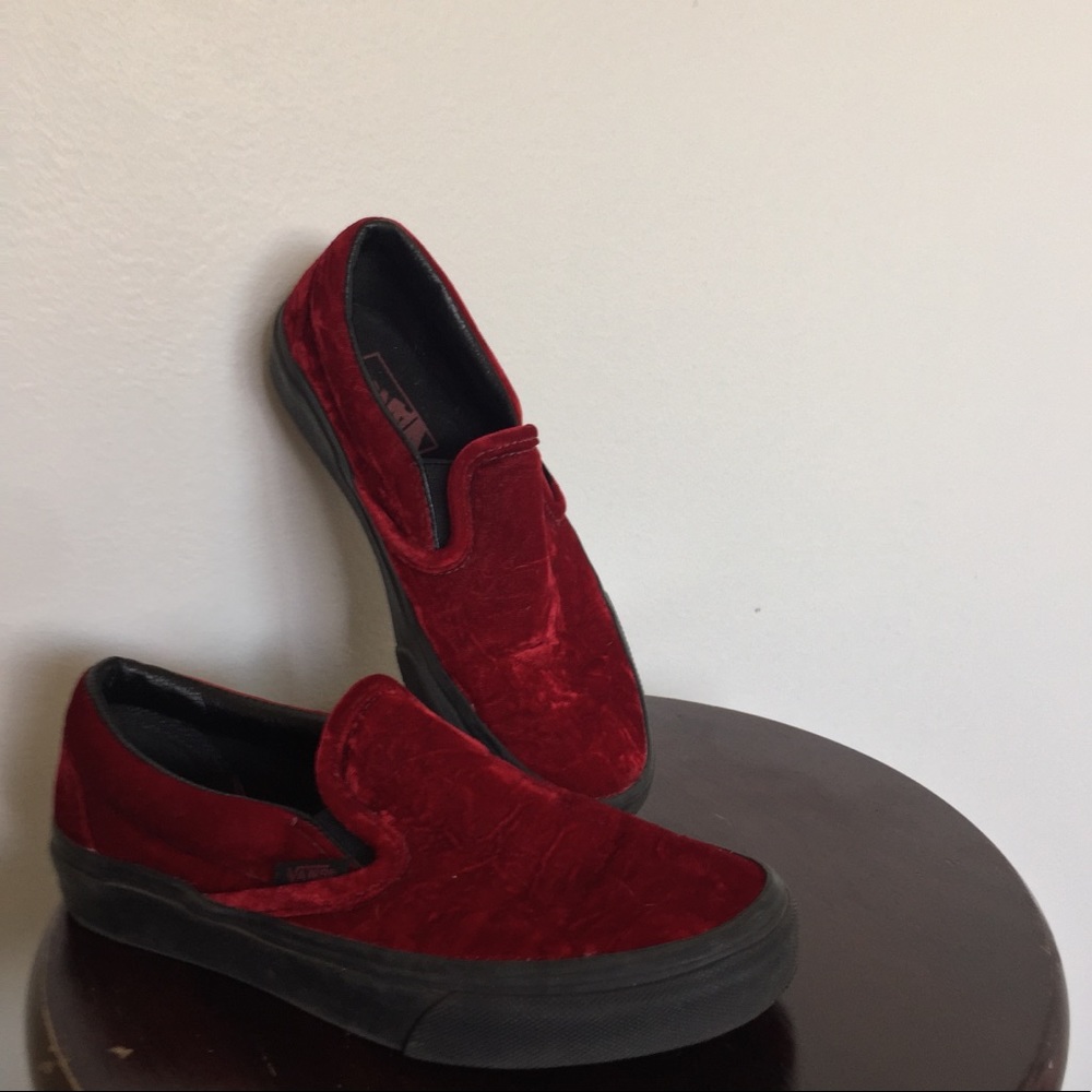 Crushed Velvet Vans